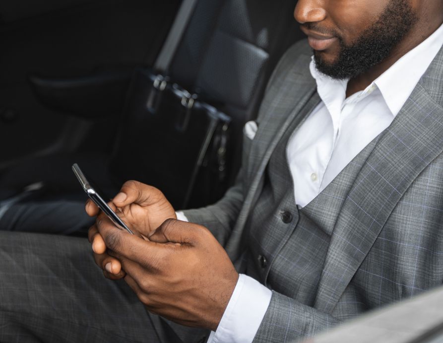 Businessman on phone